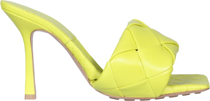 Bottega Veneta Lido Mule Yellow