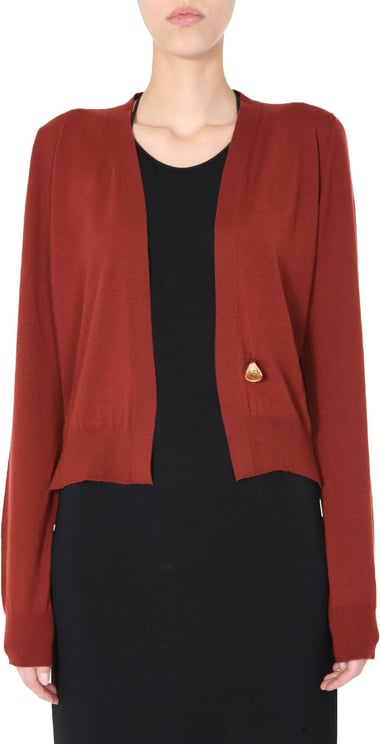 Bottega Veneta V-Neck Button-Front Cardigan with Cashmere Blend