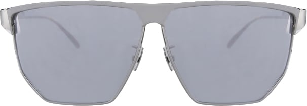 Bottega Veneta Sleek Modern Sunglasses with Struzzo Frame