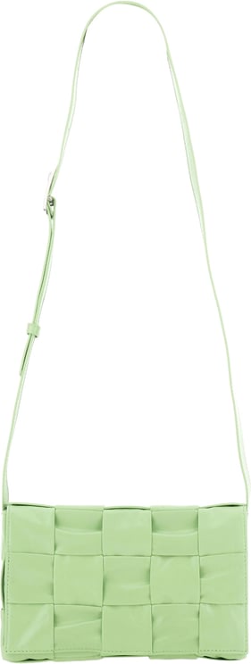 Bottega Veneta Compact Rectangular Shoulder Bag with Adjustable Strap