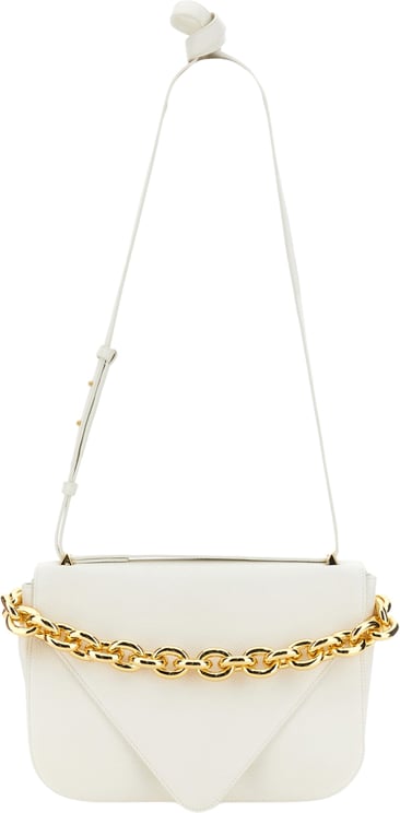 Bottega Veneta Compact Shoulder Bag with Adjustable Leather Strap
