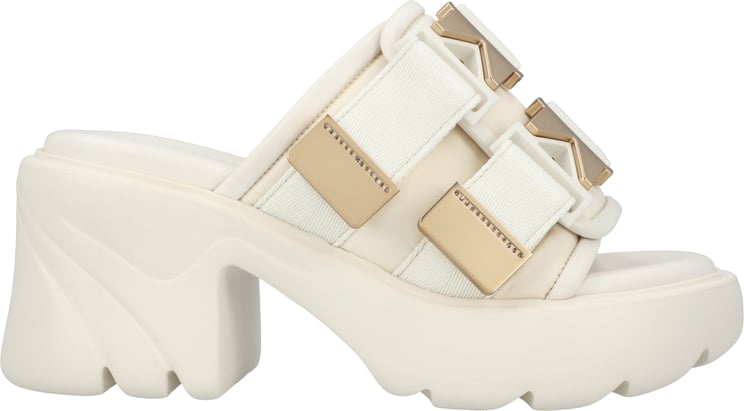 Bottega Veneta Flash Mule White