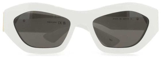 Bottega Veneta Hexagonal Faceted Acetate Sunglasses