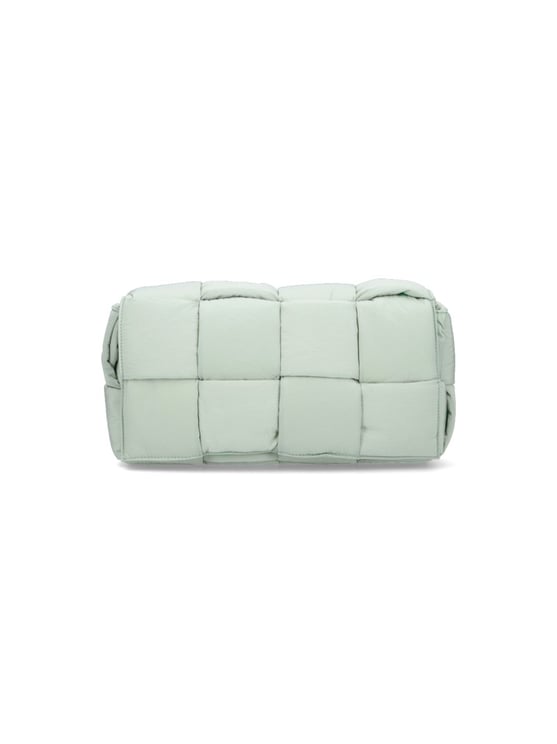 Bottega Veneta Padded Nylon Bag With Quilted Design And Adjustable Strap