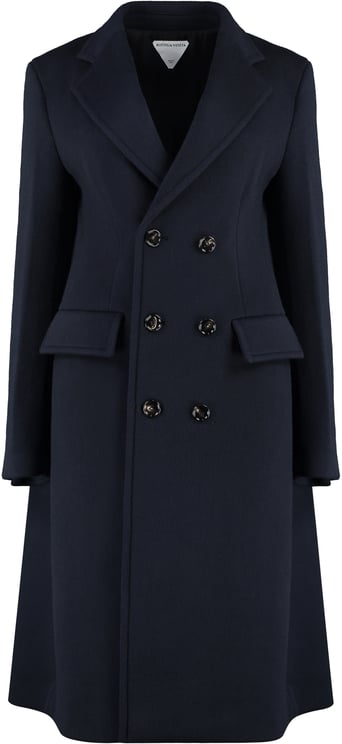Bottega Veneta Double-breasted wool and cashmere coat