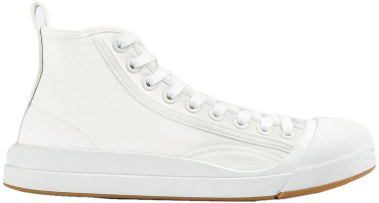 Bottega Veneta Vulcan Canvas High-top Sneakers
