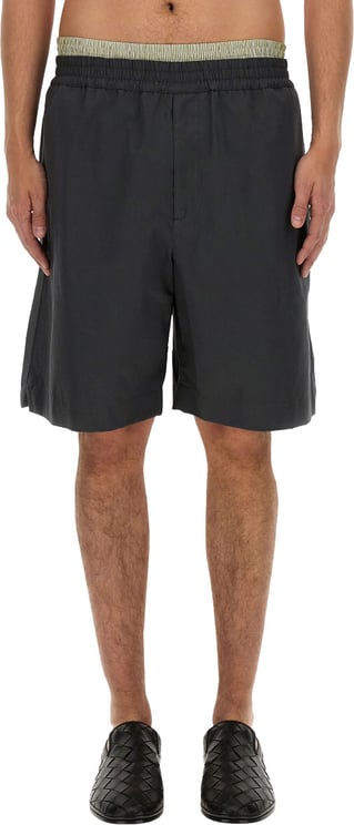 Bottega Veneta Mid-Thigh Length Cotton Shorts with Classic Cut
