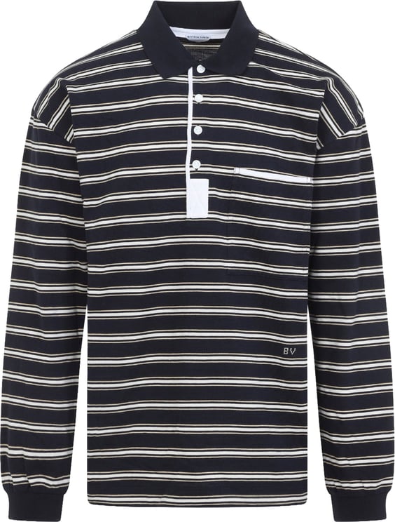 Bottega Veneta Bottega Veneta Stripes Piquet Polo