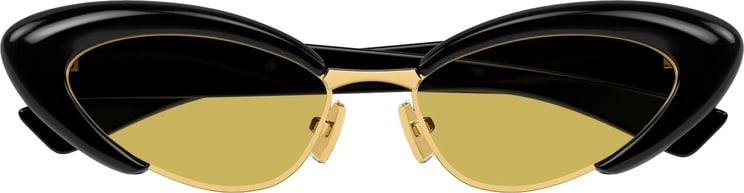 Bottega Veneta Sunglasses Bottega Veneta BV1387S 001 black black yellow 54/17/140