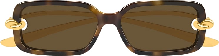 Bottega Veneta Bv1439s Rectangular Tortoiseshell Sunglasses