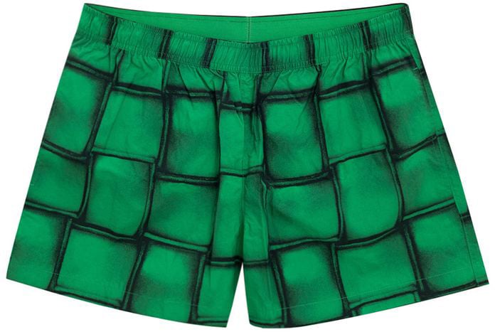 Bottega Veneta Bottega Veneta Green Polyamide Swim Shorts
