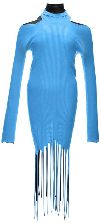 Bottega Veneta Bottega Veneta Blue Cotton Casual Dress