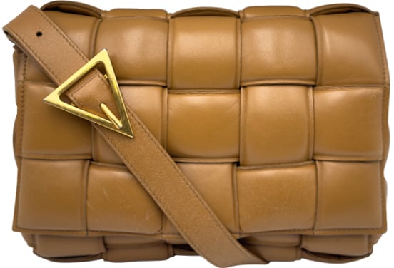 Bottega Veneta Bottega Veneta Padded Cassette - Caramel