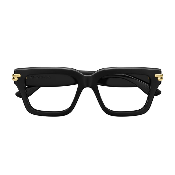 Bottega Veneta Eyeglasses BV1324O 001 Black Black Transpare 53/17/140