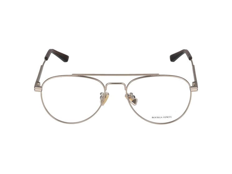 Bottega Veneta Eyeglasses Bottega Veneta BV1340OK 003 gold gold transparent 54/18/145