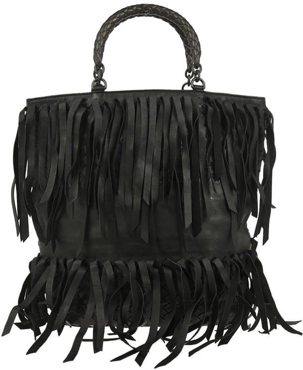 Bottega Veneta Bottega Veneta Fringe Belt Tote Intrecciato Nappa Large