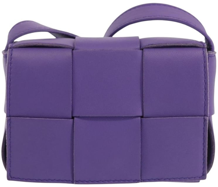 Bottega Veneta Bottega Veneta Cassette Crossbody Bag Padded Maxi Intrecciato Leather Candy