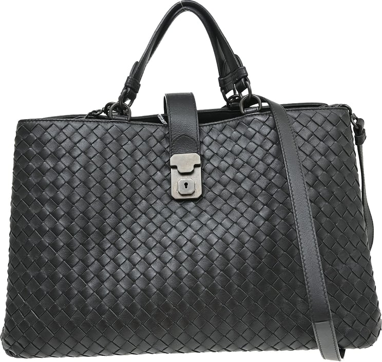 Bottega Veneta Bottega Veneta Roma Intrecciato Nappa Large