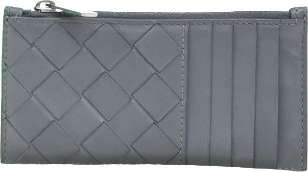 Bottega Veneta Bottega Veneta Zipped Card Holder Intrecciato Leather Long