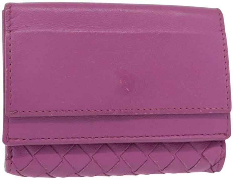 Bottega Veneta Bottega Veneta Trifold Wallet Intrecciato Leather Medium