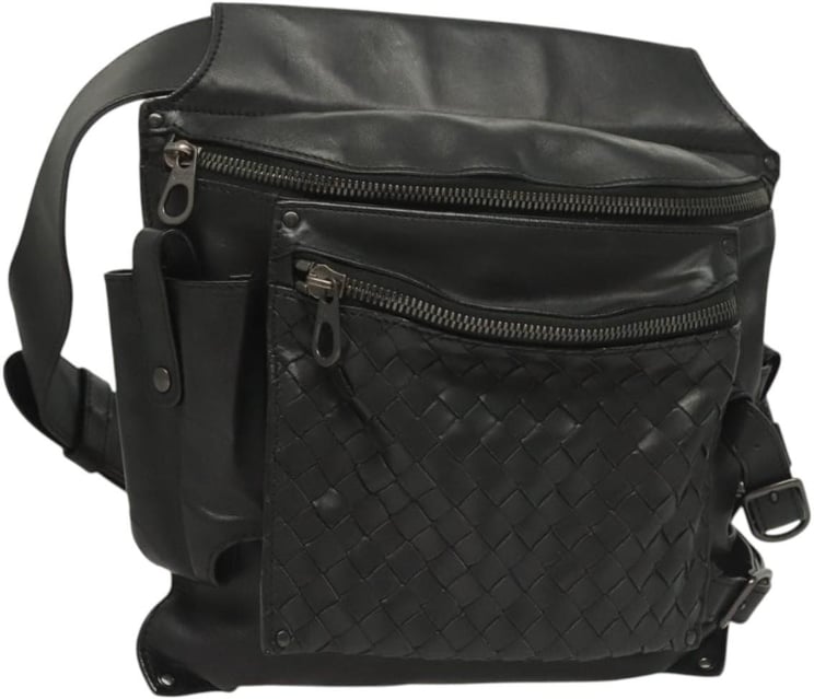 Bottega Veneta Bottega Veneta Utility Waist Bag Leather with Intrecciato