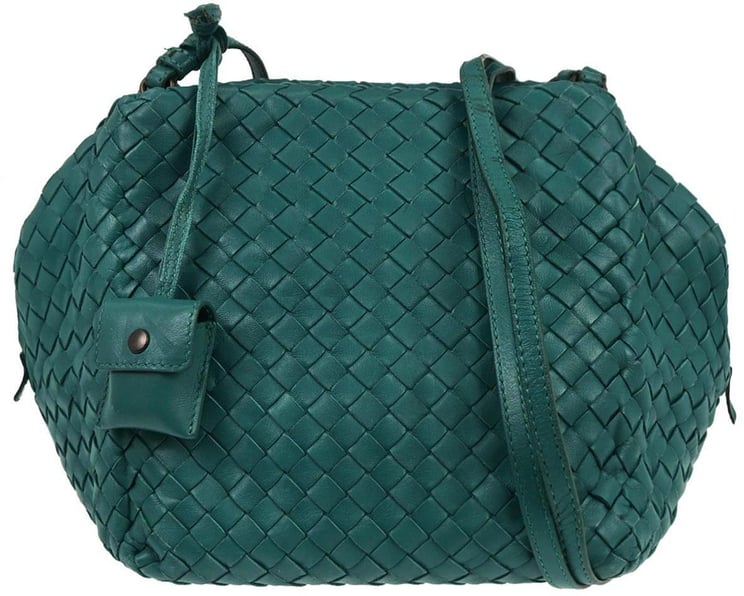 Bottega Veneta Bottega Veneta Zip Cube Messenger Intrecciato Nappa Small
