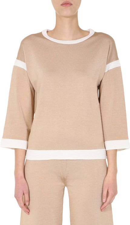 Boutique Moschino Round Neck Knit Sweater
