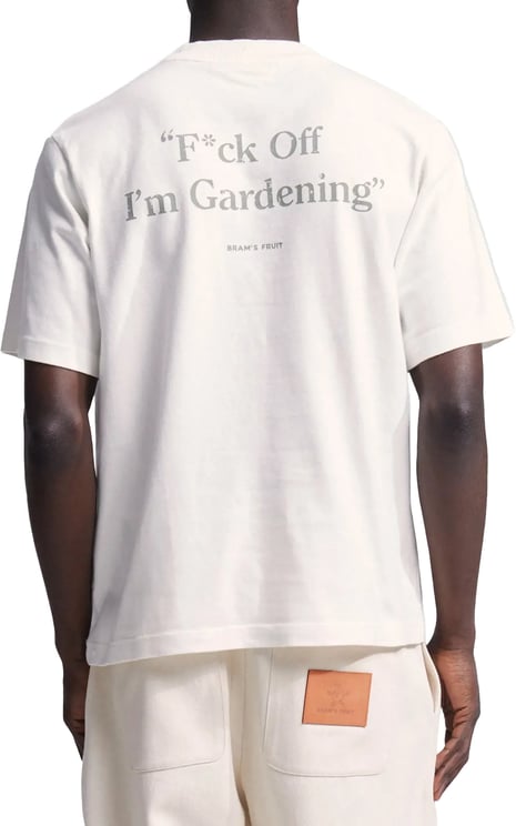 Bram's Fruit Distressed “F*ck Off I'm Gardening” T-Shirt - White