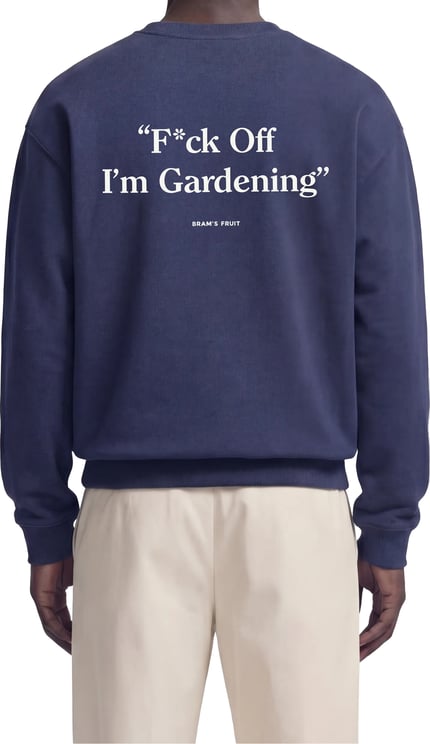 Bram's Fruit “F*ck Off I'm Gardening” Crewneck - Navy