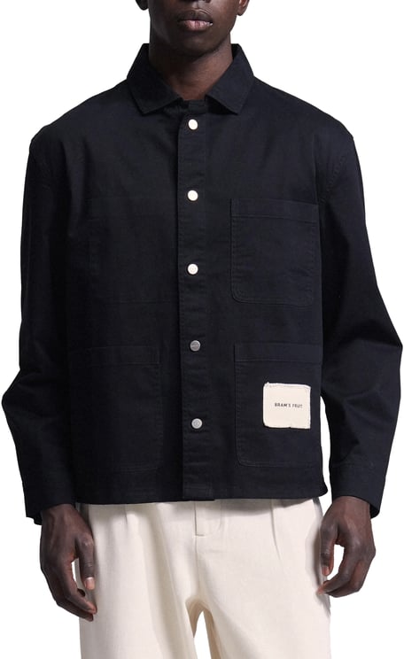 Bram's Fruit Chore Overshirt - Black