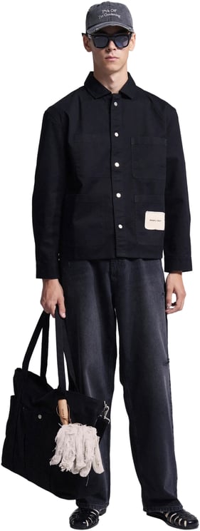 Bram's Fruit Chore Overshirt - Black