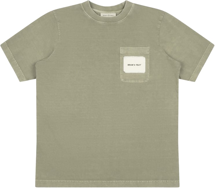 Bram's Fruit Chest Pocket T-shirt - Olive Green