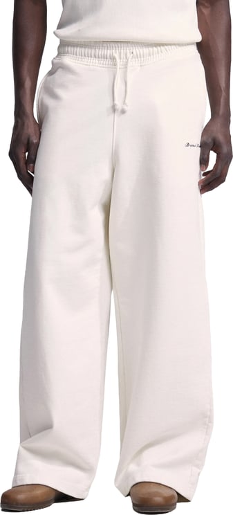 Bram's Fruit Script Logo Sweatpants - Off White