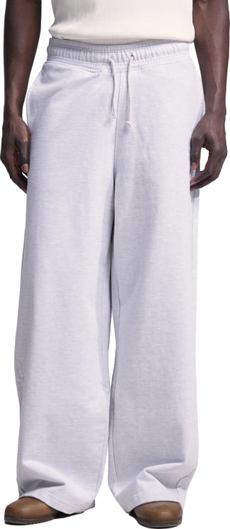 Bram's Fruit Script Logo Sweatpants - Grey Melange