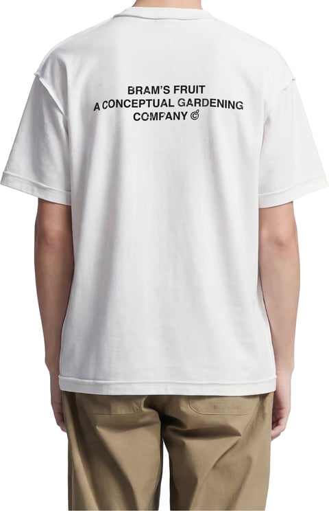 Bram's Fruit Stamp Inside Out T-shirt - White