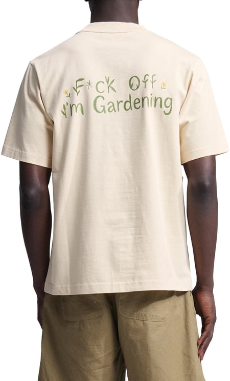 Bram's Fruit Organic F*ck Off I'm Gardening T-shirt - Beige