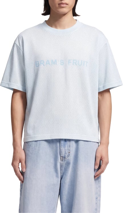 Bram's Fruit Mesh Logo T-shirt - Blueberry Blue