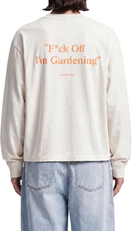 Bram's Fruit F*ck Off I'm Gardening Longsleeve Distressed - World Cup Orange