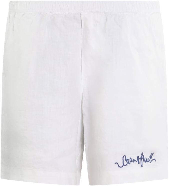 Bram's Fruit Heren Garden Hose Linen Short Wit