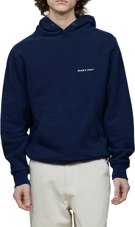 Bram's Fruit Eyelet Hoodie - Navy