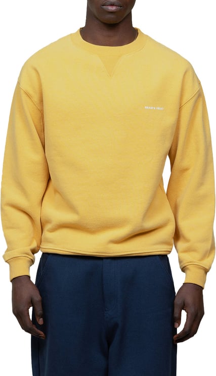 Bram's Fruit Eyelet Crewneck - Yellow