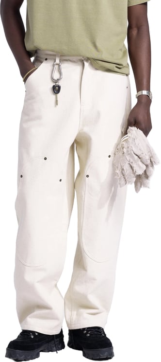 Bram's Fruit Carpenter trousers - Beige