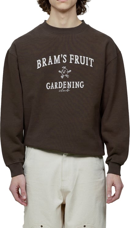 Bram's Fruit Gardening Club Crewneck - Brown