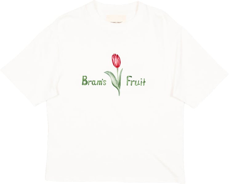 Bram's Fruit Tulip Aquarel T-Shirt - White