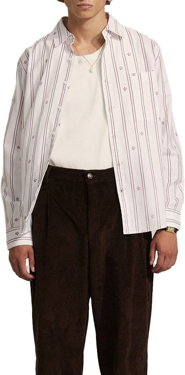 Bram's Fruit Lemon Pattern Shirt - Red
