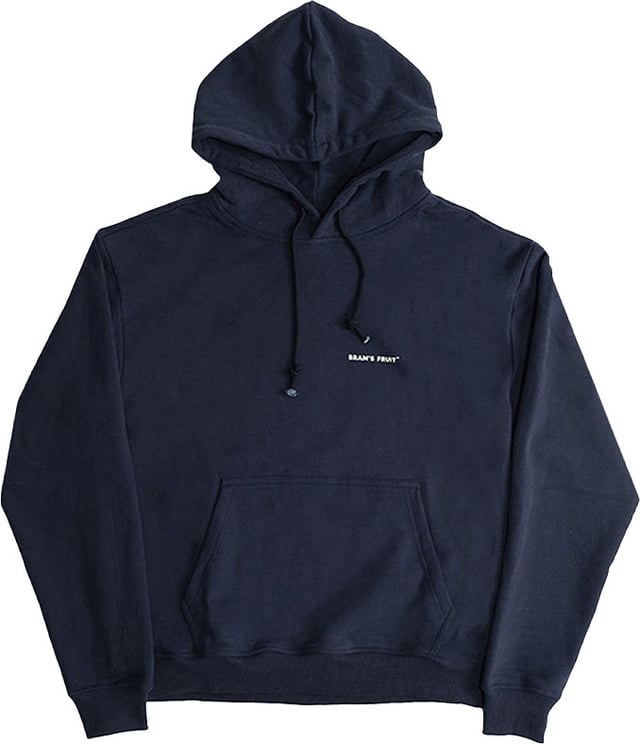 Bram's Fruit Text Hoodie - Navy