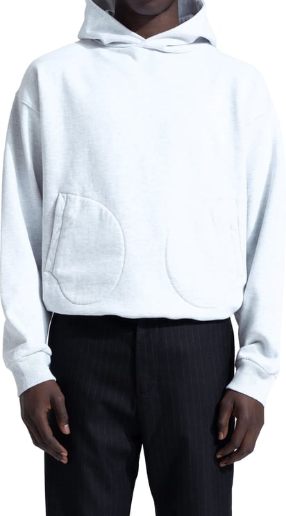 Bram's Fruit Monogram Boxing Glove Hoodie - Grey Melange