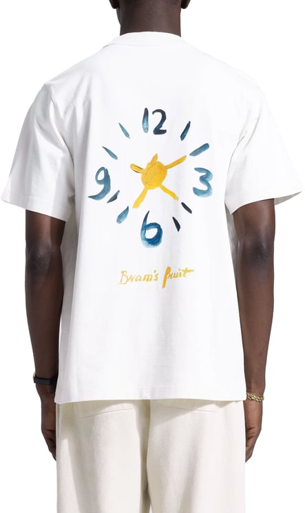 Bram's Fruit Clock Acrylic T-Shirt - White