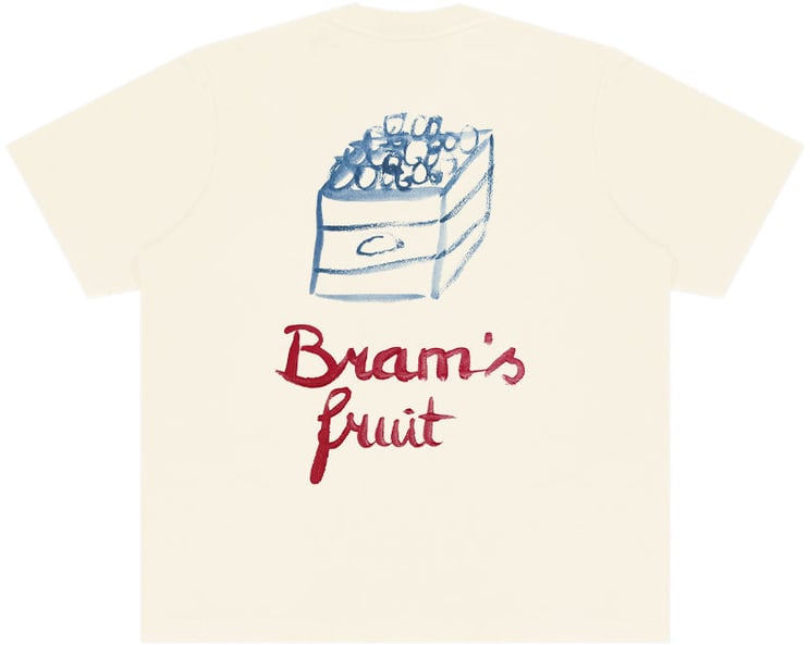 Bram's Fruit Crate Acrylic T-Shirt - Beige