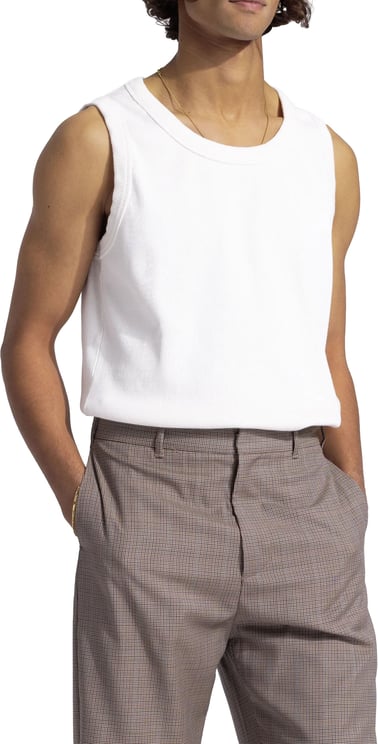Bram's Fruit Heavy Rib Tanktop - White